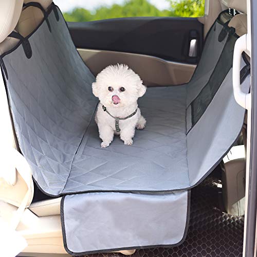 Vivaglory Dog Car Hammock with Side Flaps, Quilted & Durable Car Seat Covers