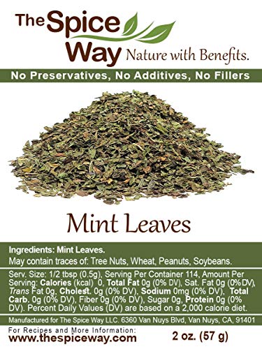 The Spice Way Mint Leaves - ( 2 oz ) dried loose mint leaf - Thumbnail 6