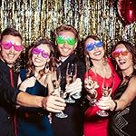 120 PCS Glow In The Dark Party Supplies, Light Up Glasses, Led Glasses, Glow In The Dark Glasses, Glow Party Supplies, Neon Party Glasses for Glow Party, Wedding, Birthday, New Year, Rave, Carnival - Image 4