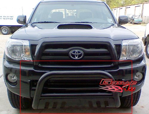 APS BB-TAK023B Black Bull Bar Bolt Over for select Toyota Tacoma Models