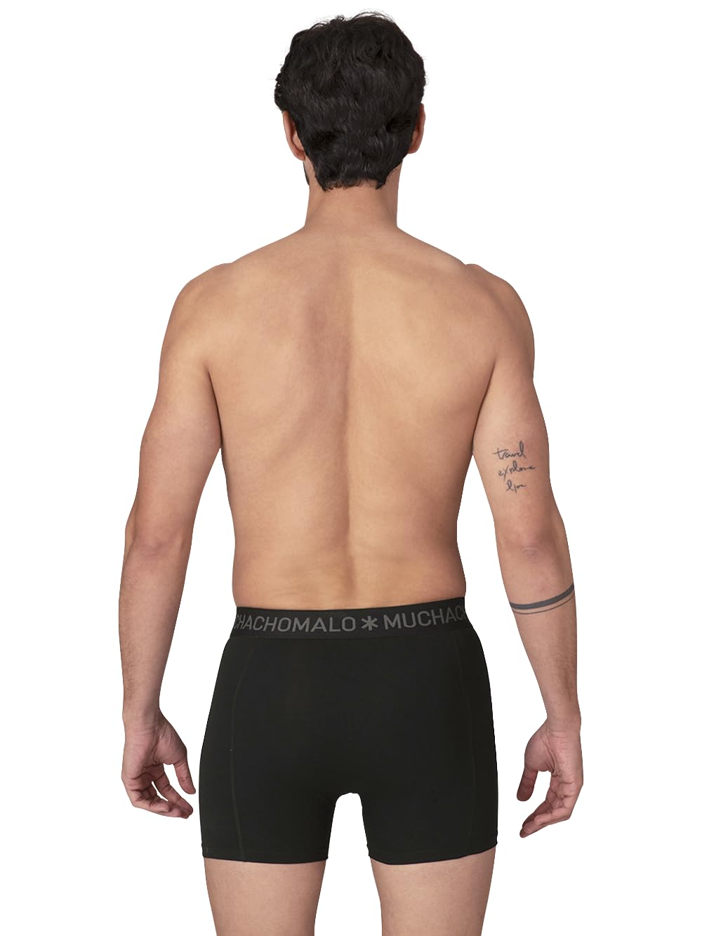 Muchachomalo Calzoncillos para Hombre, Ropa Interior Lisa de Algodón para Hombre, Pack de 7 Unidades, Bóxers Lisos de Corte Clásico con Cintura Elástica