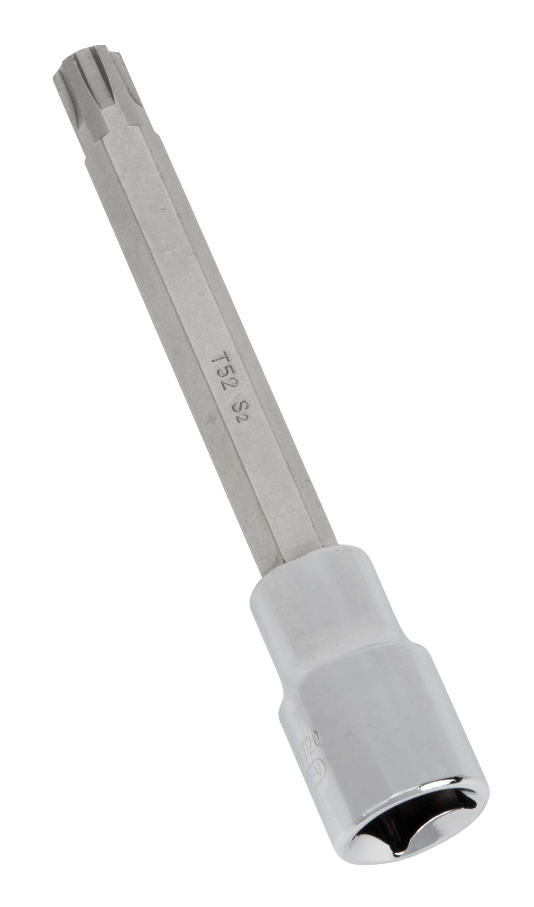 PERFORMANCE TOOL W83182 1/2 Drive 10 Polydrive Head Bolt Socket Bit Compatible with VW, Audi, Silver, VW/Audi Head Bolt Socket - Image 2