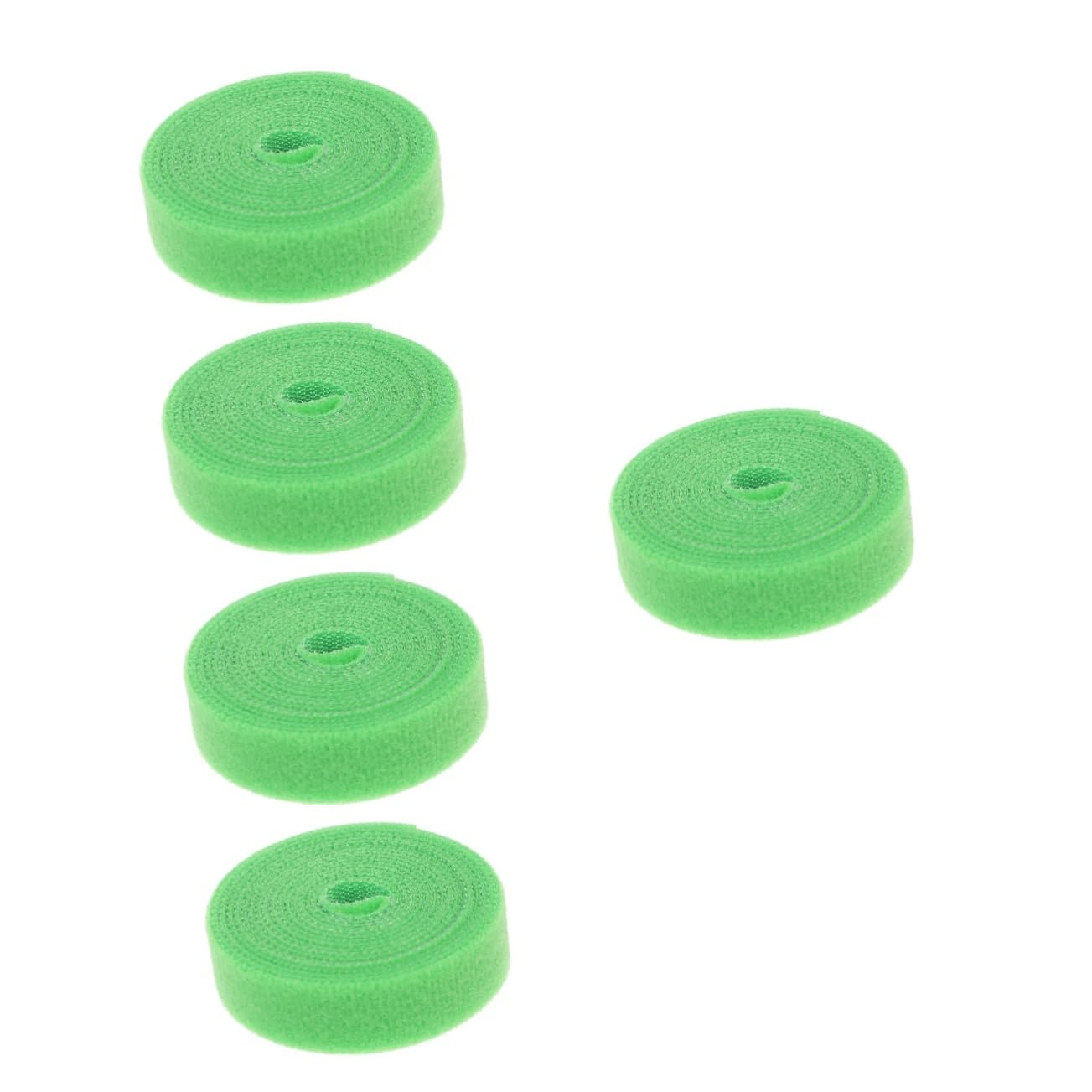 Kisangel 5 Set Giardinaggio Riutilizzabili Legacci per Piante per Rampicanti per Stabilizzare Piante Esterno E Creare da Te 4 * 5