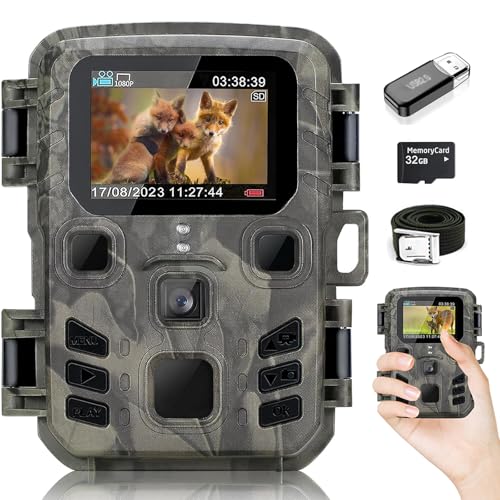 SuntekCam Mini 1080P Trail Camera with Night Vision