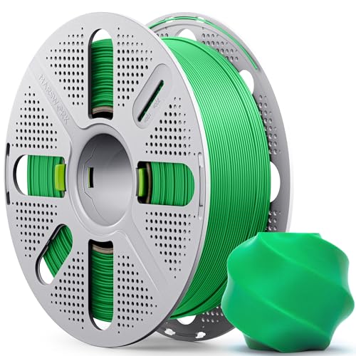 Image of PLA Basic, Pre-Dried Filament with Quick-Swap Reusable Spool 1kg (2.2lbs), 1.75mm 3D Printing Filament, Compatible with Bambu Lab 3D Printers - Green