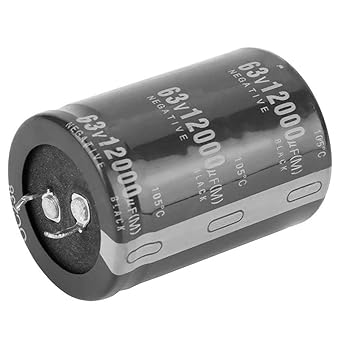 REES52 12000UF 63V Aluminum Electrolytic Capacitor 105 degreeC, Dimension 35x50mm Cylindrical- 63v 12000uf capticator High Value Big Capacitor