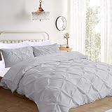YouGottaIt Pinch Pleated 1Pcs Duvet Cover Zipper & Corner Ties 100% Egyptian Cotton 600TC Luxurious