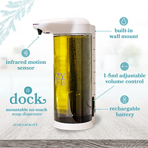 Re-Chargeable Automatic Soap Dispenser | 22Oz Dish Soap Dispenser For Kitchen Sink | 650Ml Hand Soap Dispenser Bathroom | Touchless Infrared Sensor Battery Hand Soap Dispenser #TOP6