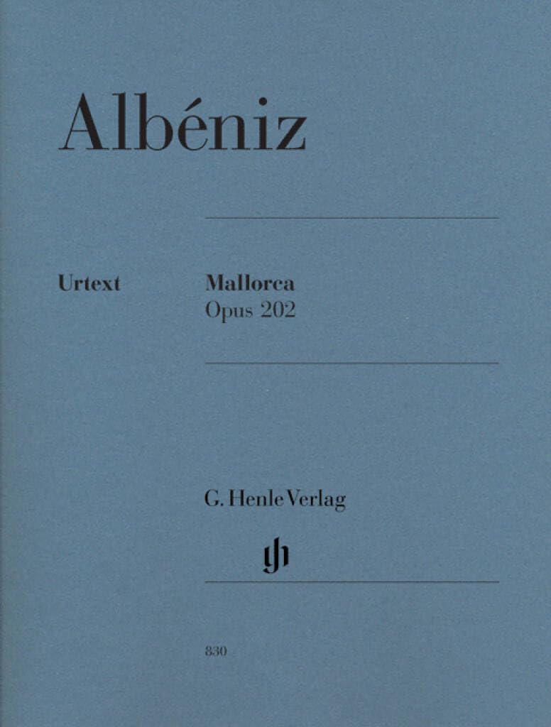 Isaac Albéniz - Mallorca op. 202: Besetzung: Klavier zu zwei Händen
