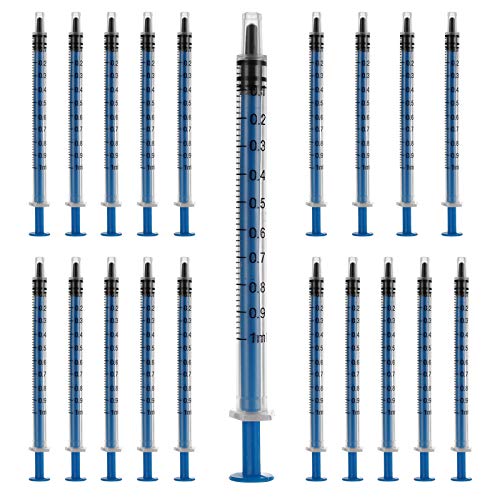 30 Packs 1ml Syringe Sterile, Oral Dispenser Syringe No Needle, Individually Sealed.