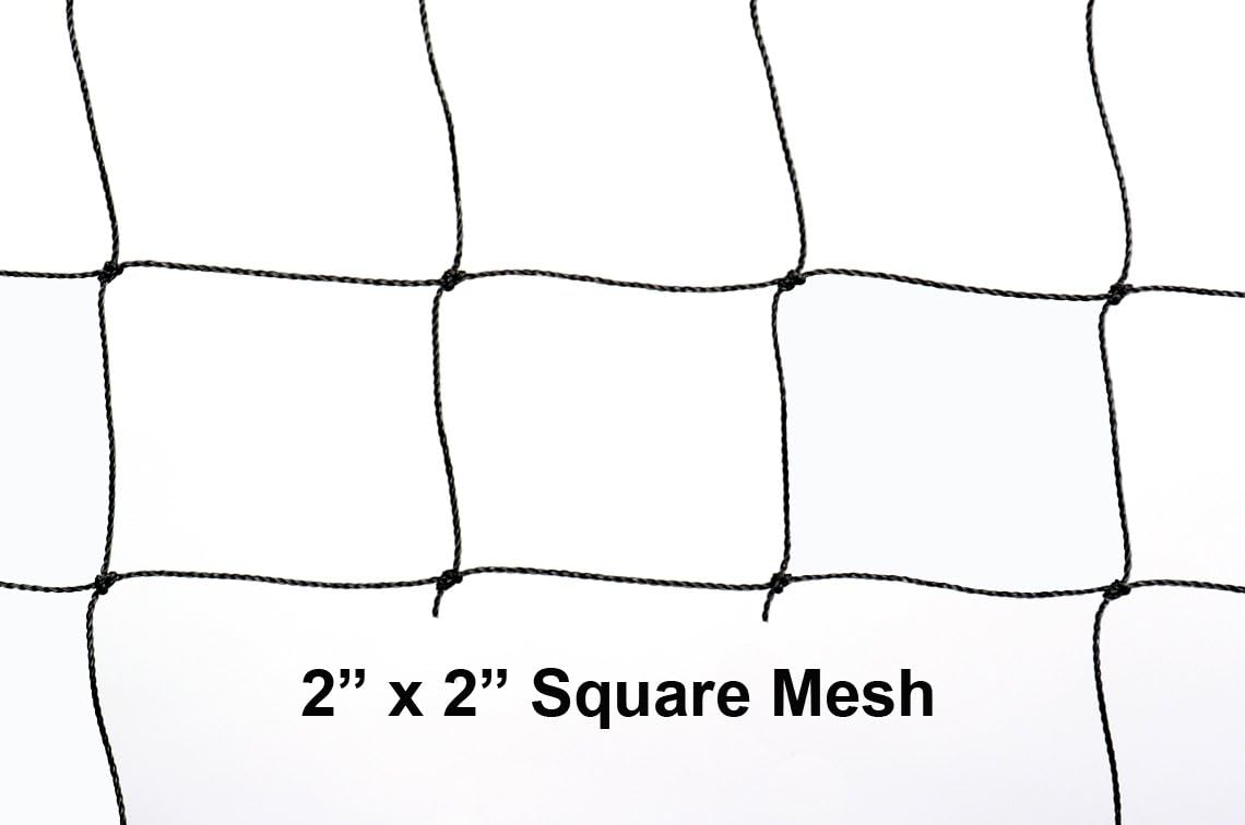 Netting 2" Square Mesh Bird & Barrier Netting (Netting HDPE, 25' X 25')