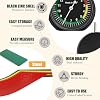 Tire Tread Depth Gauge&Brake Lining Gauge Set- Dial Tire Depth Tool (1/32 Readings) + 8-Piece Color-Coded Brake Pad Thickness Gauge Set for Cars (SAE & Metric, Steel, Disc & Drum Brake Compatible)
