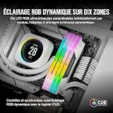 CORSAIR Vengeance RGB DDR5 RAM 32GB (2x16GB) 6000MHz CL36-44-44-96 1.4V AMD Expo & Intel XMP Desktop Computer Memory - White (CMH32GX5M2E6000Z36W) - 4