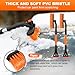 BFONS 2 Pcs Ice Scrapers for Car Windshield, 2-in-1 Snow Scraper and Snow Brush for Car SUV Truck, Car Ice Windshield Scraper for Ice and Snow with 360° Pivoting Brush and Ergonomic Foam Grip Orange