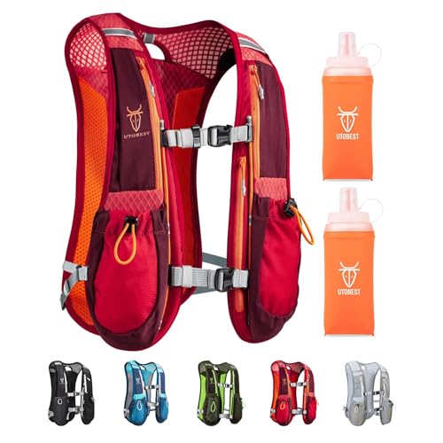 UTOBEST Running Backpacks Leichte Trinkrucksack Funktions Laufweste 5,5L