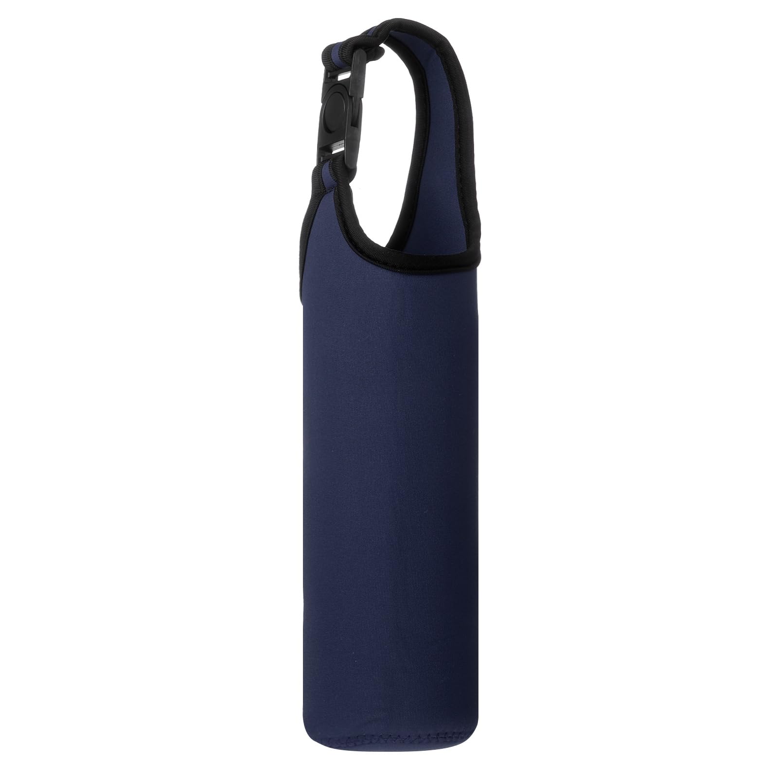 YELARXI Neoprene Water Bottle Sleeves, Water Bottle Carrier Insulators Beverage Bottle Sleeve with Handle, 3 in Fit for Hiking Cycling Camping Travel (Navy Blue) — image 1
