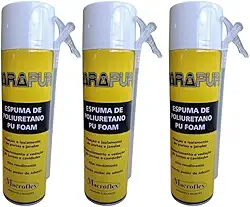 Espuma Expansiva de Poliuretano 500ml / 480gr Alto Rendimento