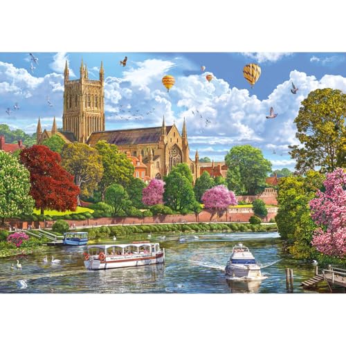 Rompecabezas sostenible de alta calidad Gibsons, 500 piezas de paisaje fluvial 6