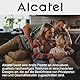 ALCATEL E260 - Schnurloses DECT-Telefon - Kompaktes Design - Großes hintergrundbeleuchtetes Display - Freisprechfunktion - Funktion zur Sperrung unerwünschter Anrufe - Blau