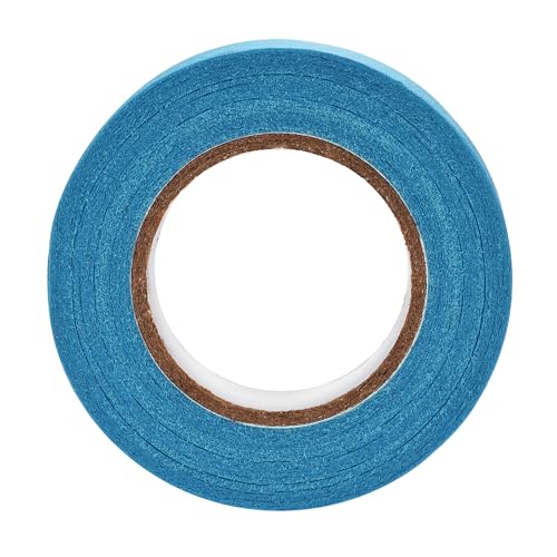 Image of uxcell 3Pcs 25mm 1 inch Wide 20m 21 Yards Masking Tape Painters Tape Rolls Light blue