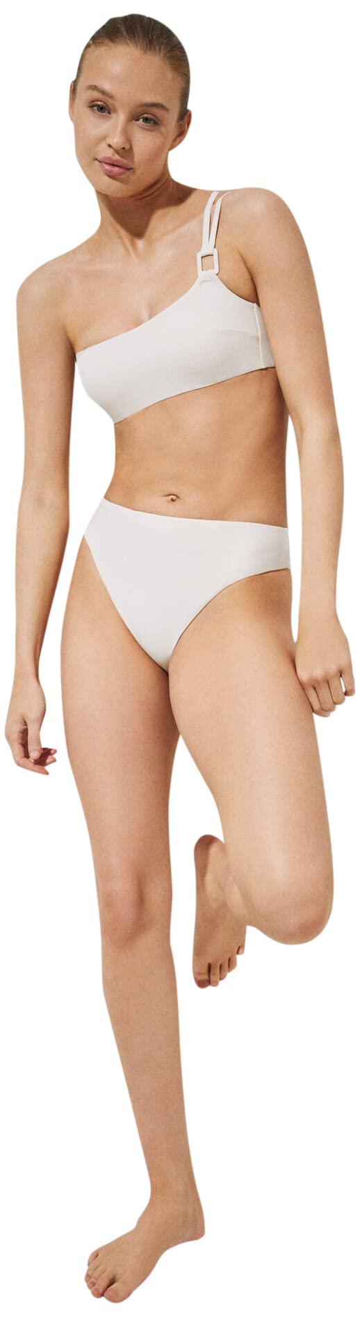 Women'secret Braga Bikini Alta Blanco Mujer