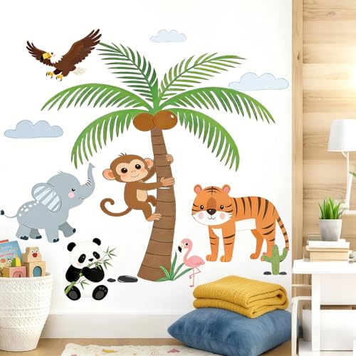 Vinilos decorativos animales para pared infantil miniatura 4