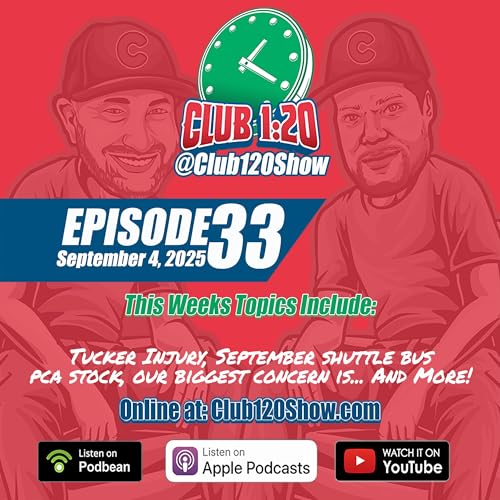 『Club 1:20 Ep.33 | Cubs Final Stretch: Tucker Injury | PCA Stock | Counsell’s Low Leverage L’s』のカバーアート