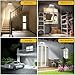 Battery Powered Motion Sensor Outdoor Lights, 1500LM Flood Lights IP65 Waterproof Security Light Motion Detector Lights Wireless for Outside Yard 1Pack