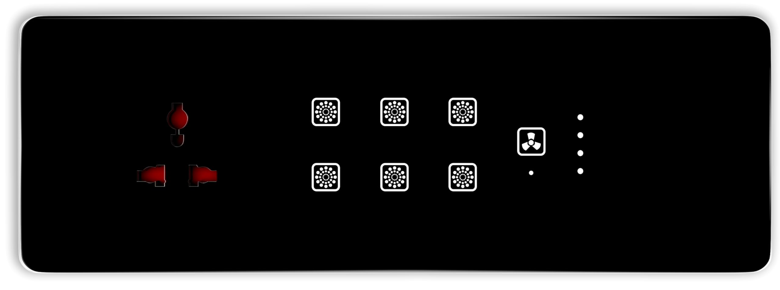 Smart Switch Board (WiFi + Remote) (White) (4M Size) : 4 Switch + Socket | 3 Year Warranty | Works with SmartLife App | Glass Touch — Amazon image 15