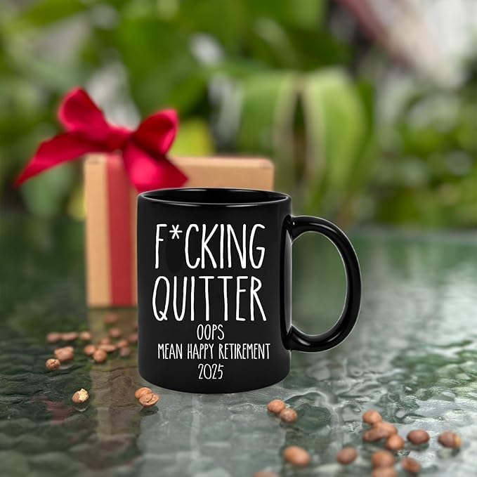 Funny Retirement Present 2025, i mean happy retirement, 2024 Retirement Gifts For Boss, Coworker, Friends,Office Colleagues, Women Men Birthday Christmas Gift - Image 4