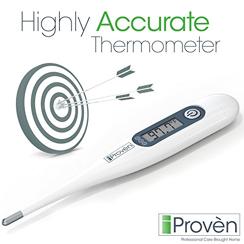 Best Digital Medical Thermometer (Baby and Adult Termometro), Accurate and Fast Readings - Oral and Rectal Thermometer for Children Babies - DT-R1221B with Fever Indicator - 2019 High Quality