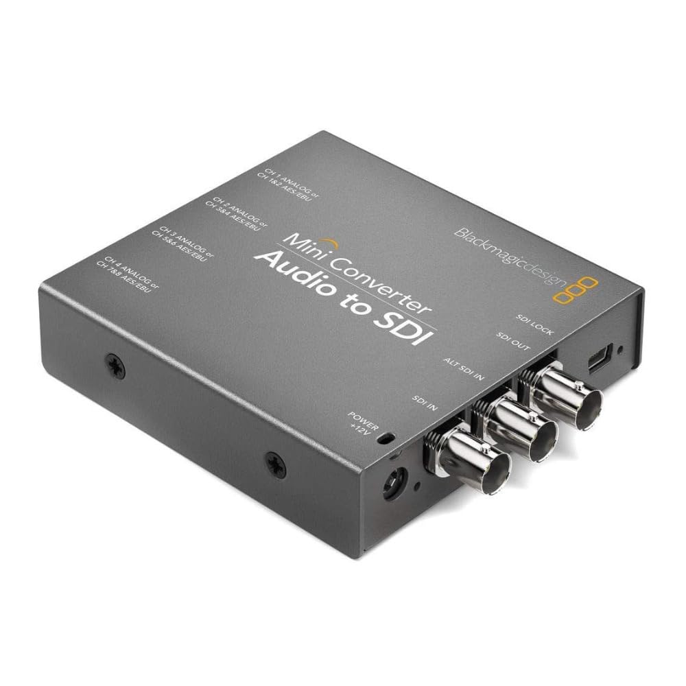 Blackmagicdesign Converter Audio to SDI③ Blackmagic Design Mini Converter Audio to SDI, AES/EBU Input