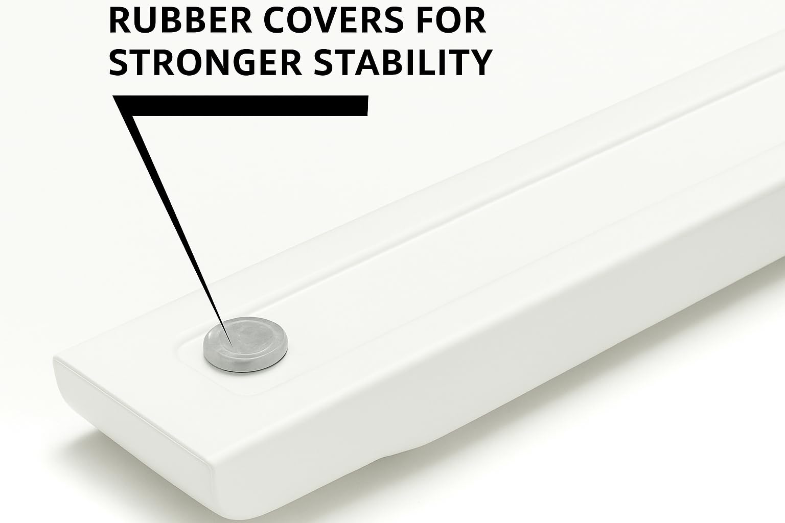 Universal Microwave Oven Wall Mount Shelf with Anti-Slide Rubber Pads & Cable Wall Clips - Image 3