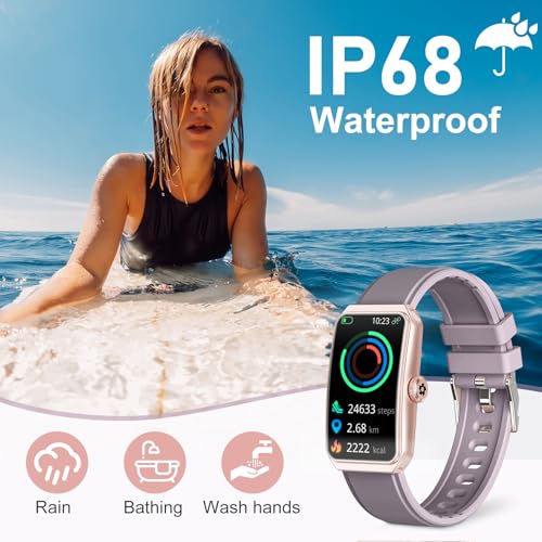 Image of Fitness Tracker with 24 /7 Heart Rate, Blood Oxygen, Sleep Tracker, Waterproof Fitness Watch, Activity Tracker with Step Tracker for Women Men