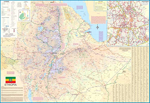 Itm Itmb Publishing Ltd Ethiopia & Eritrea Travel Map 1:2M/900K Itm thumb #2