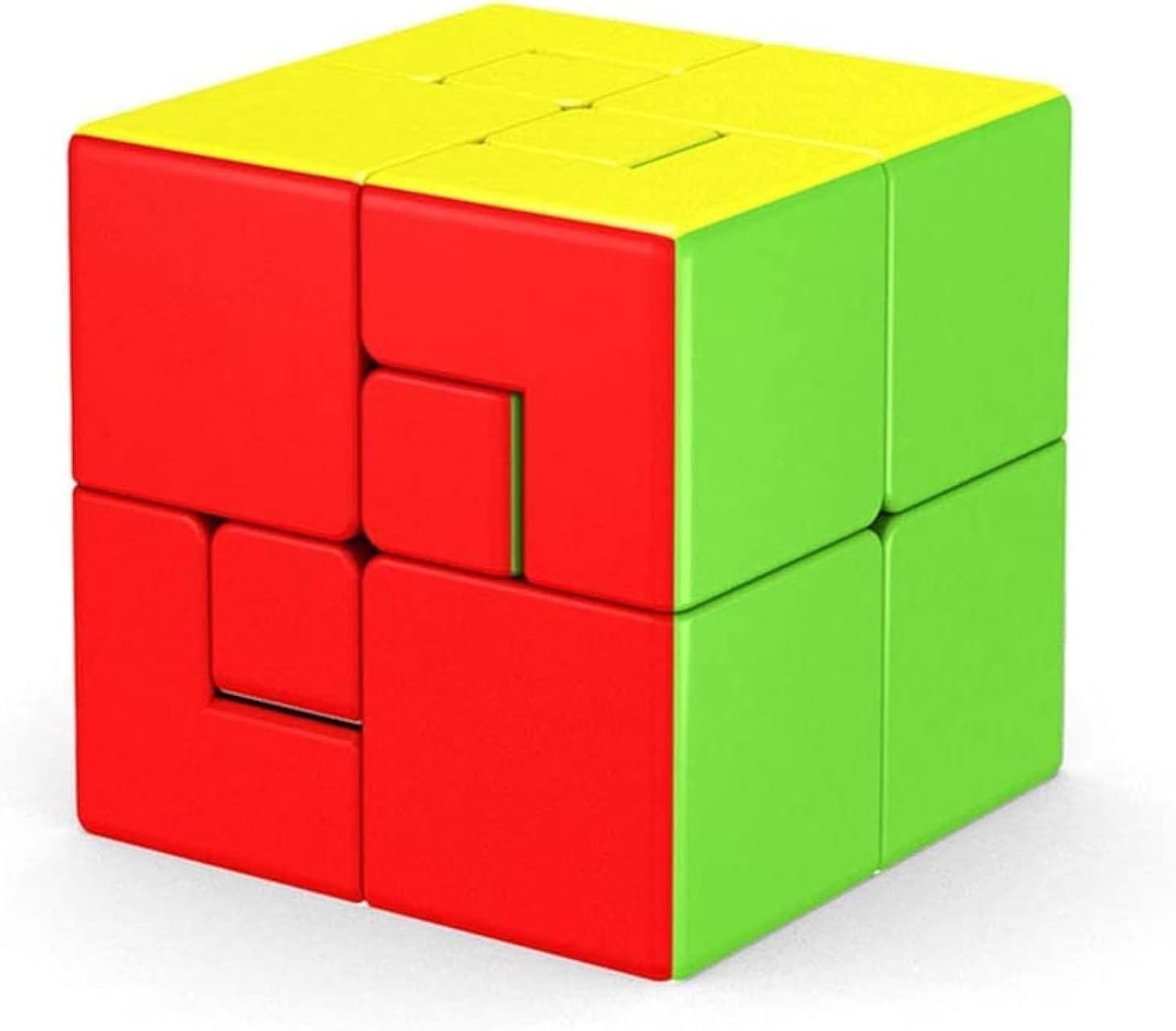 SYOSI Puppet Speed Cube, 3x3 Bandage Magic Cube, Brain Teaser Puzzle Toys, Limited Rotation, Creative New Cube (Version 2)