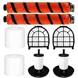 Replacement Parts Compatible with Shark LZ600 LZ601 LZ602, LZ602C APEX UpLight Lift-Away DuoClean Vacuum Cleaner.Accessory Pack of Soft Brush,Pre-Motor Filter,Post-Motor Hepa Filter,Foam Filters