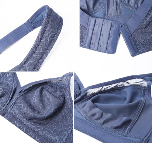 Image of DotVol Women's Full Figure Minimizer Bras Comfort Large Busts Wirefree Non Padded Plus Size Bra