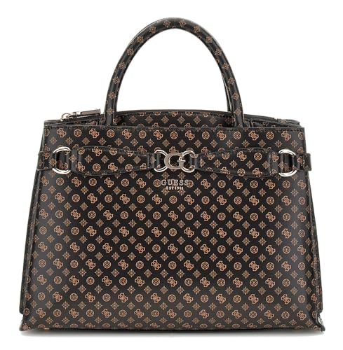 GUESS Arlena Girlfriend Satchel Mocha Logo