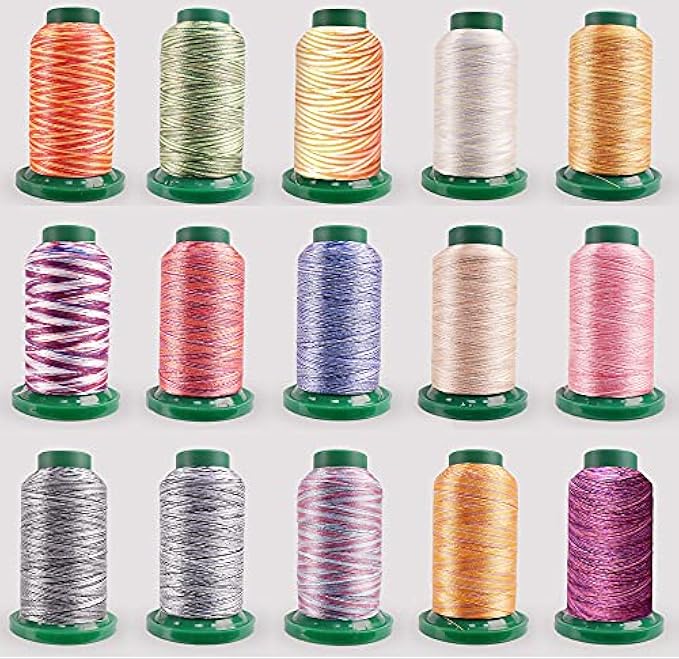 Exquisite Medley Variegated Embroidery Thread Set