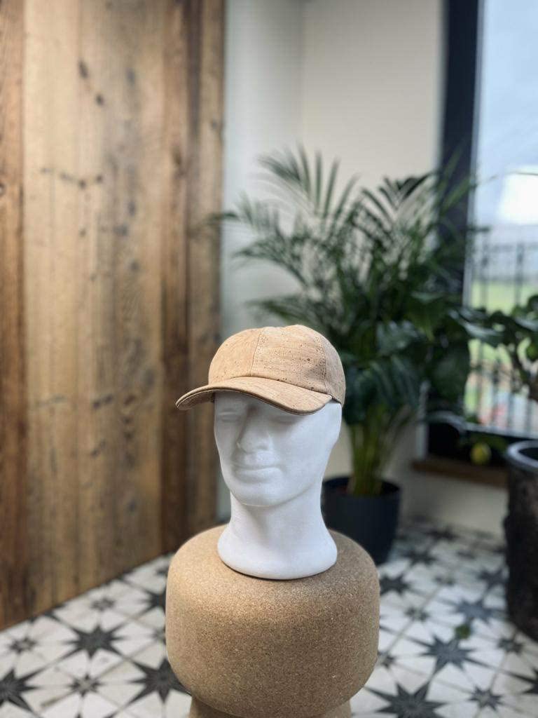 Gorra de béisbol de corcho de moda | Gorra Snapback | Gorra con visera | Natural y sostenible | Corcho de Portugal | Marrón o Beige
