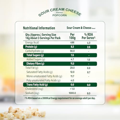 Image of ACT II Ready to Eat Popcorn Sour Cream n Cheese 50g