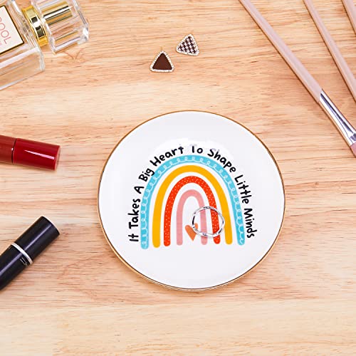 Titanape Teacher Gifts for Women Rainbow Ring Dish Best Teacher Appreciation Gifts Mother's Day End of the Year - Image 2