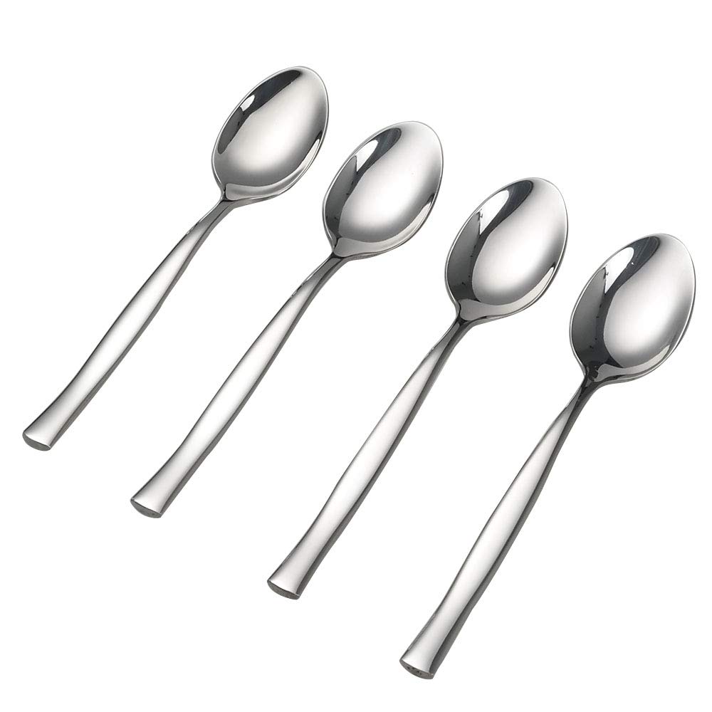 Idomy 12 Stück Esslöffel aus Edelstahl, 20 cm