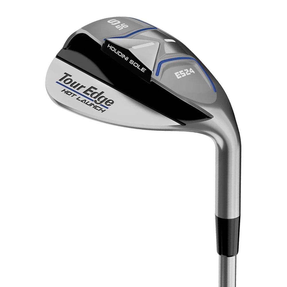 Tour Edge Hot Launch E525 VIBRCOR Sand Wedge 56* (Graphite UST Helium Black, Stiff) 2025