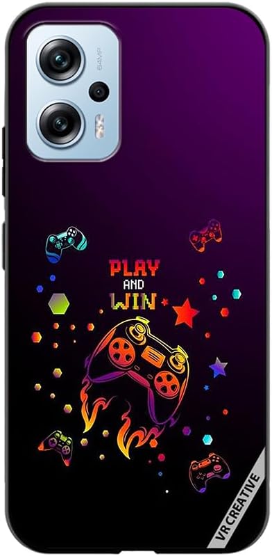 VR Creative Protective Case Cover For Xiaomi Poco X4 GT Play And Win Design Multicolour