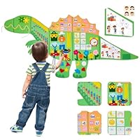 Gleamkid Busy Board,Busy Book,Montessori Busy Board,Wall Toys for Toddlers, Interactive Toys for Plane, Car, Daycare, Playroom, Nursery, Classroom, Gift for 3-6