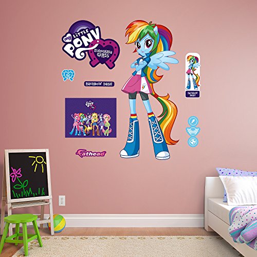 FATHEAD My Little Pony Rainbow Dash-Equestria Girls Vinyl Decals