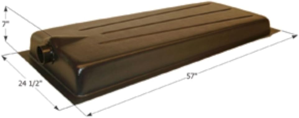 ICON Holding Tank Center End Drain HT708ED with 3" Spigot & Level Sensors Installed
