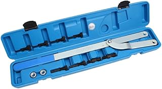 CCLIFE Camshaft Wheel Counter Holder Tool Counterhold Key Camshaft Pulley Holder Set 40-220 mm, Total Length 520 mm